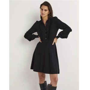 Boden Pointelle Frill Short Dress